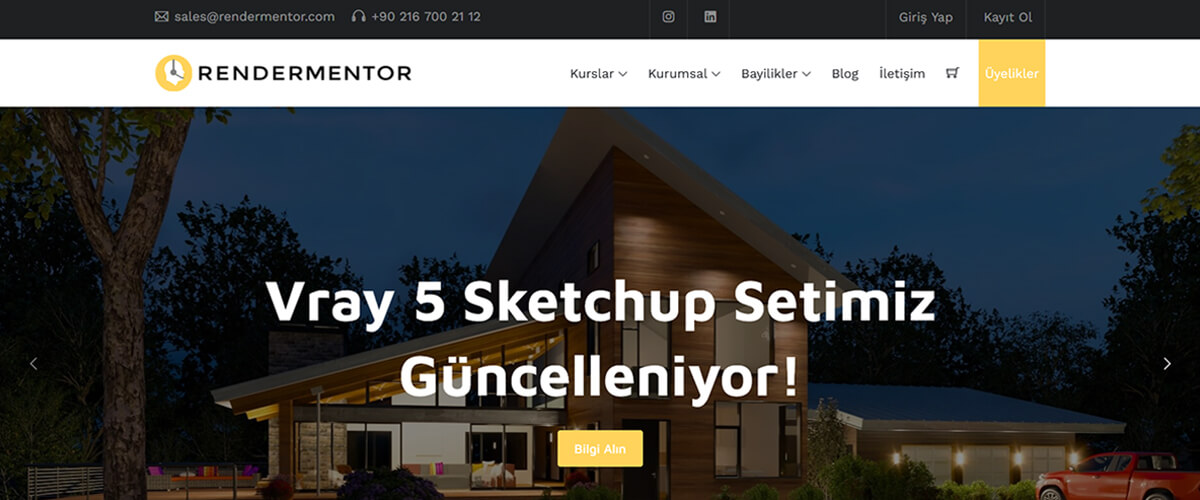 Sketchup Ve V-ray Profesyonel Eğitimleri - SistemMentor Blog